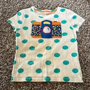 Mini Boden Sequin Tee - Size 5/6
